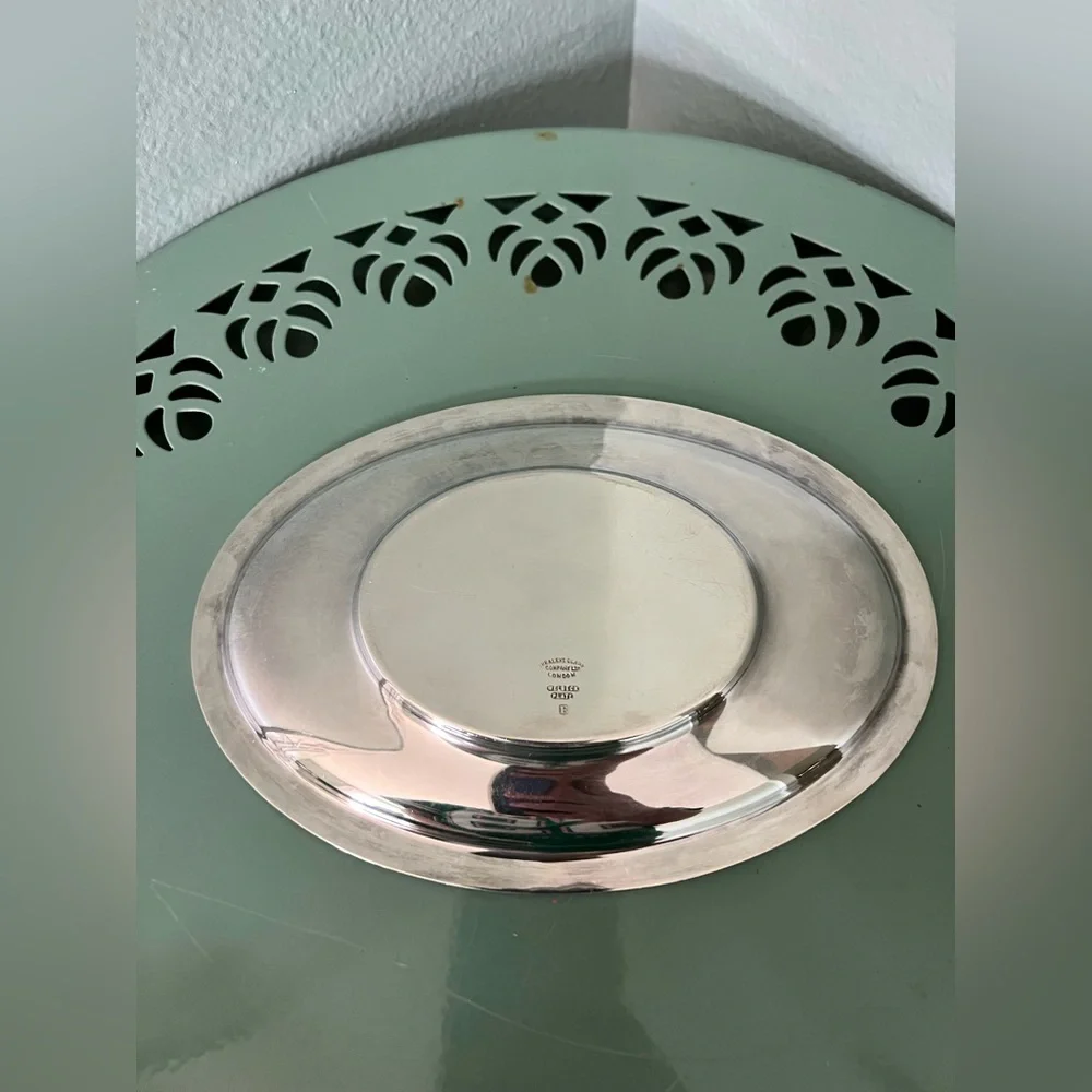 Vintage Alexander Clark Co London Welbeck Oval Plate Dish